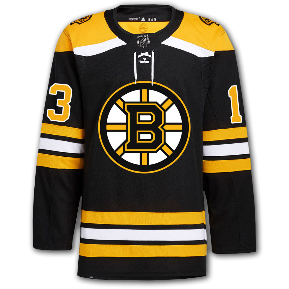 Maillot Adidas Pro autographié par Charlie Coyle des Bruins de Boston