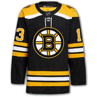 Maillot Adidas Pro autographié par Charlie Coyle des Bruins de Boston