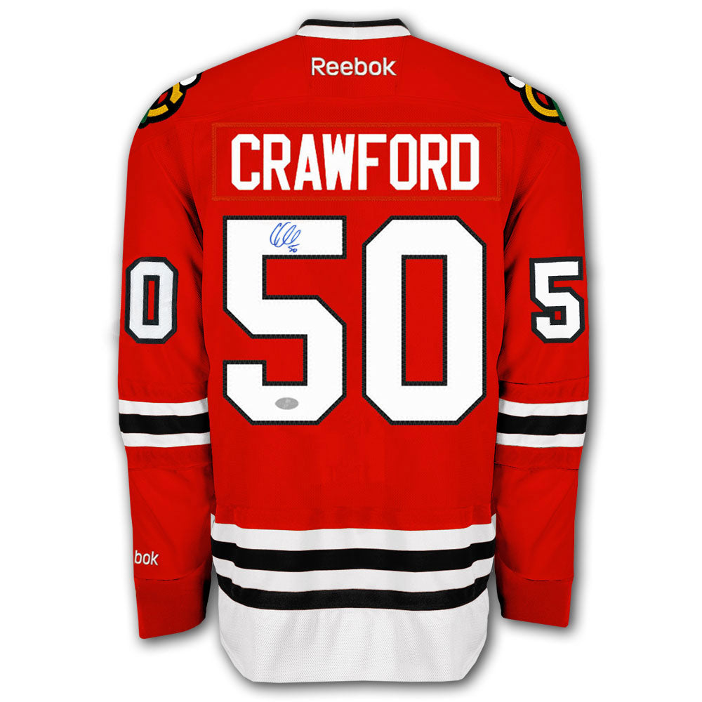Corey Crawford Chicago Blackhawks RBK Premier Autographed Jersey