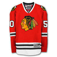 Corey Crawford Chicago Blackhawks RBK Premier Autographed Jersey