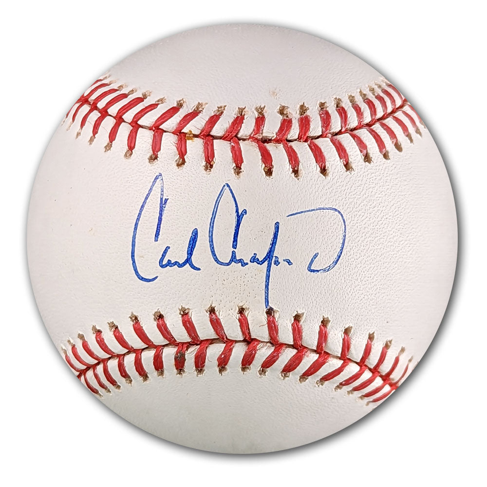 Carl Crawford Autographed MLB Official Major League Baseball