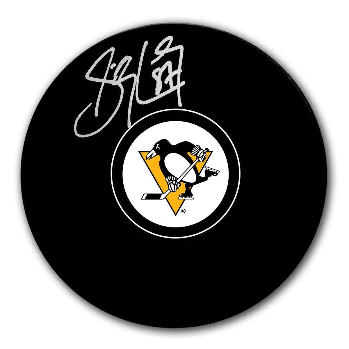Sidney Crosby Pittsburgh Penguins Autographed Puck - Sport Authentix Inc