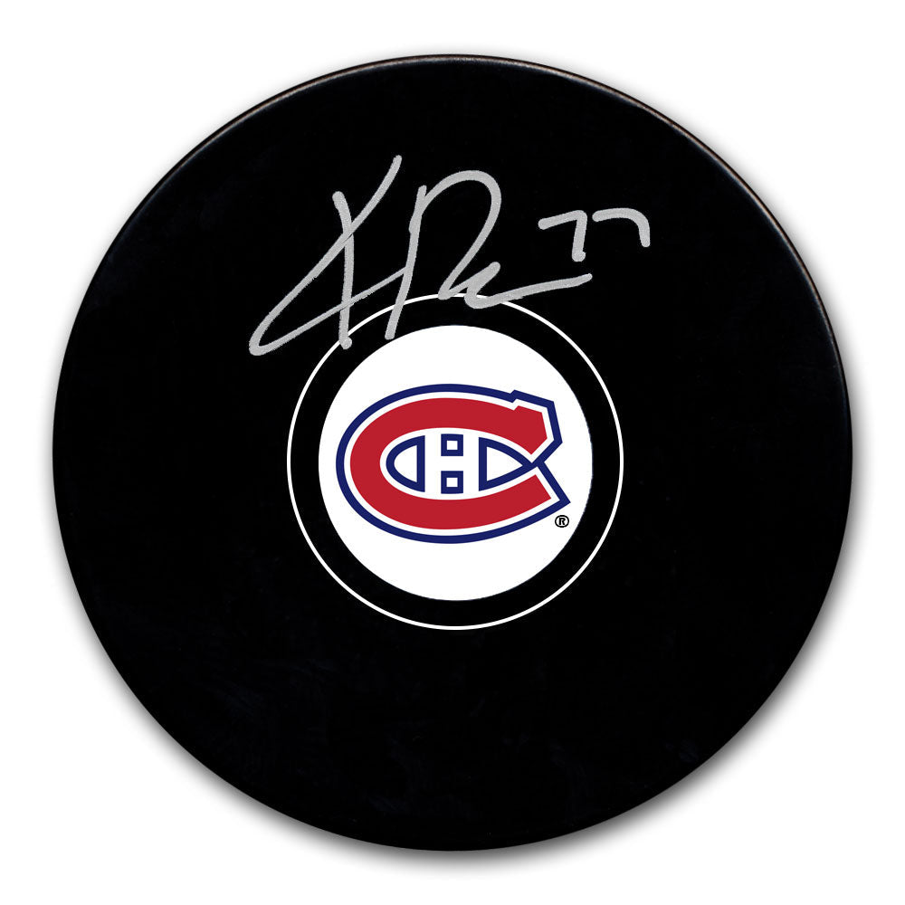 Rondelle autographiée des Canadiens de Montréal Kirby Dach