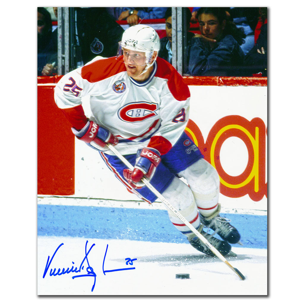 Vincent Damphousse Montreal Canadiens Breakout Autographed 8x10