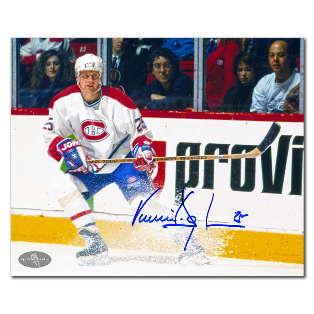 Vincent Damphousse Montreal Canadiens ACTION Autographed 8x10