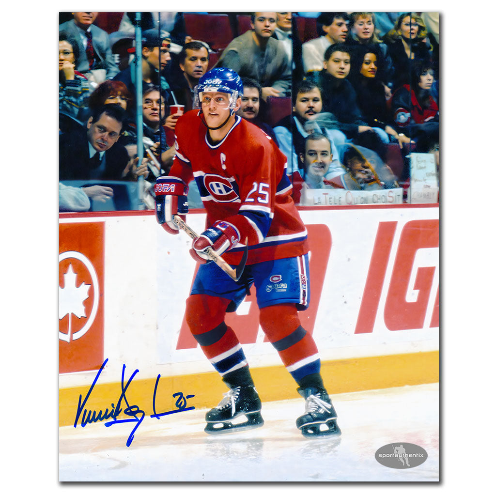 Vincent Damphousse Montreal Canadiens RUSH Autographed 8x10