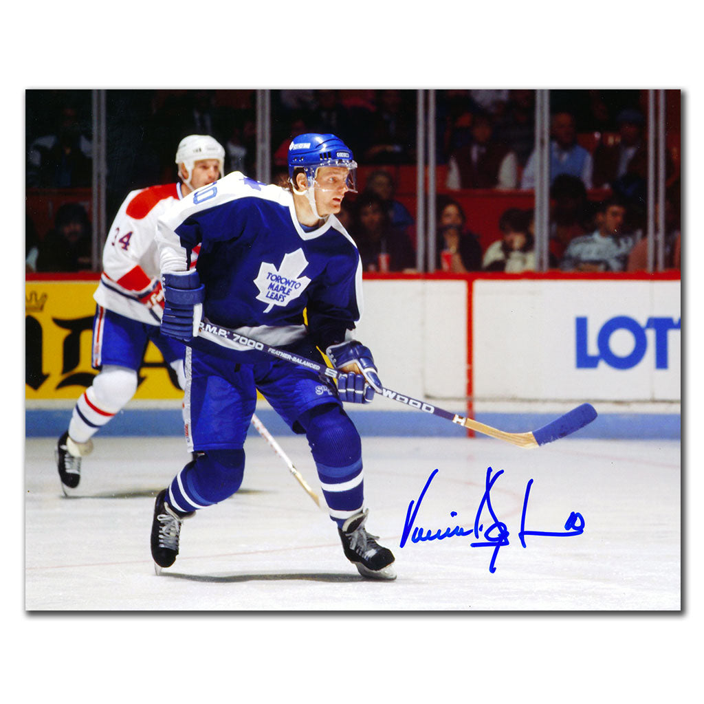 Vincent Damphousse Toronto Maple Leafs Autographed 8x10 - Sport Authentix Inc