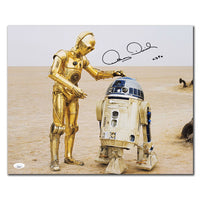 Anthony Daniels C3P0 STAR WARS R2D2 Signed 16x20 Photo JSA COA