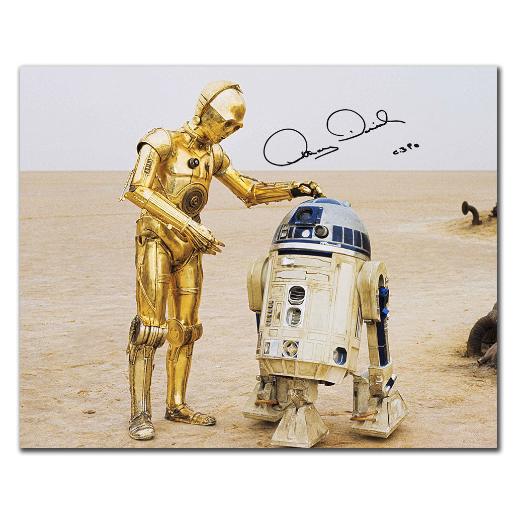 Anthony Daniels C3P0 STAR WARS R2D2 Signed 16x20 Photo JSA COA - Sport Authentix Inc