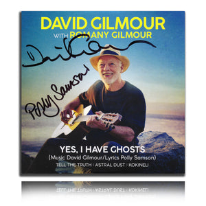 David Gilmour Polly Samson Signed YES, I HAVE GHOSTS Autographed CD Album