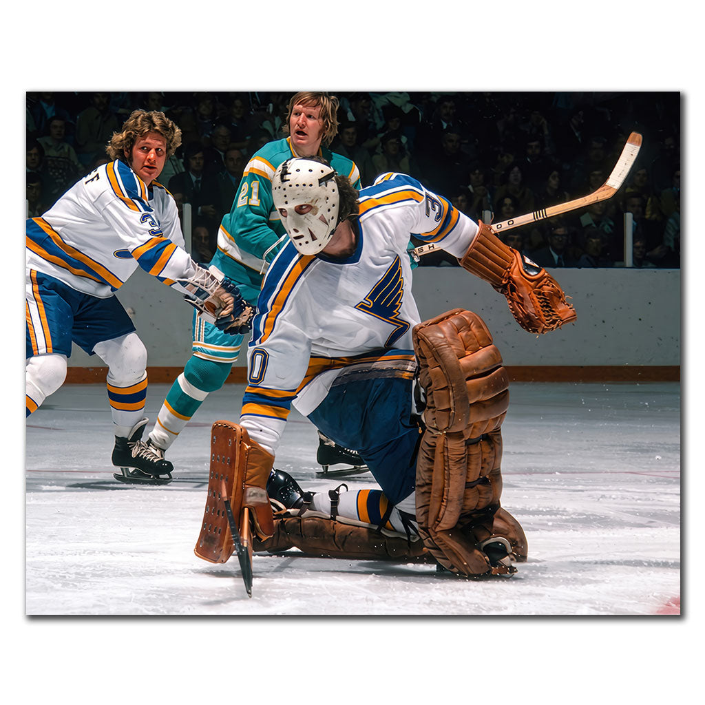 John Davidson Autographed St. Louis Blues 8x10 Photo · Pre-Order #2
