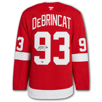 Alex DeBrincat Autographed Detroit Red Wings Fanatics Premium Jersey
