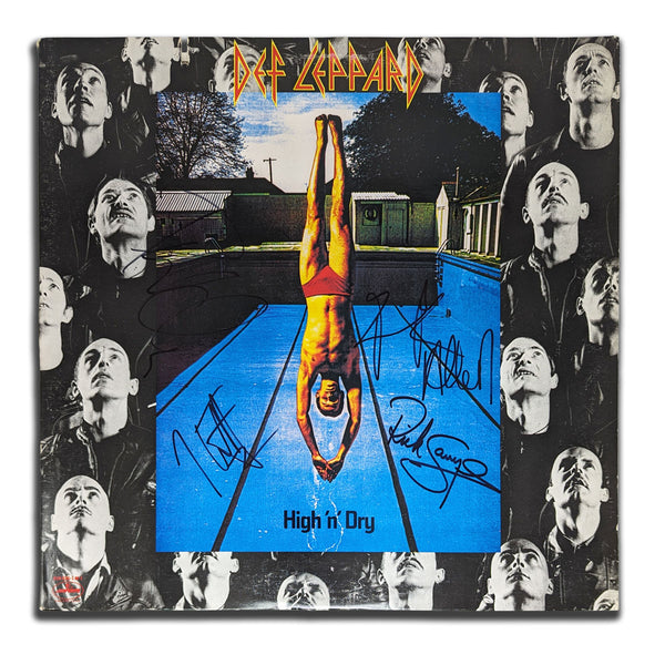 Def Leppard Band Signed HIGH 