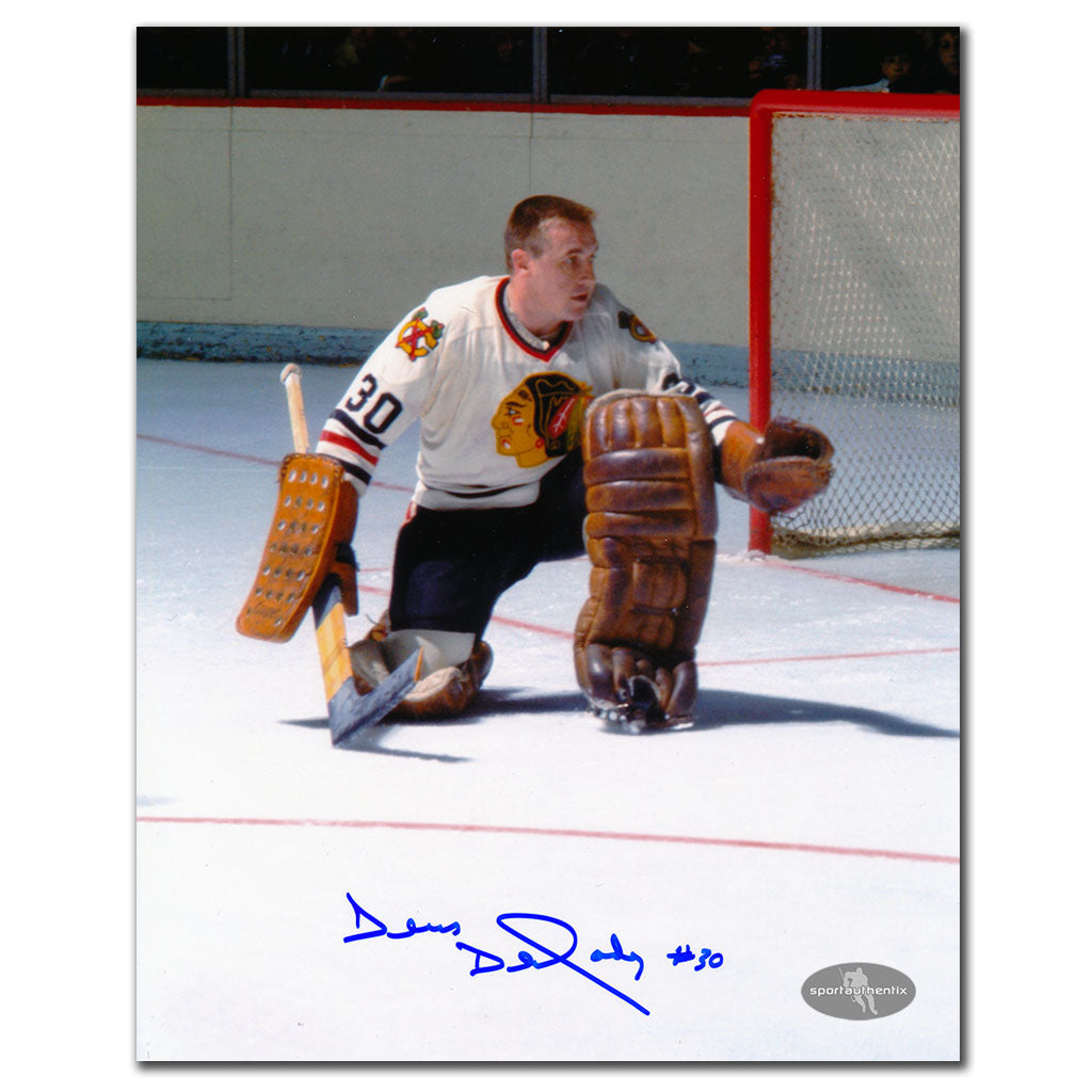 Denis DeJordy Chicago Blackhawks Autographed 8x10 - Sport Authentix Inc