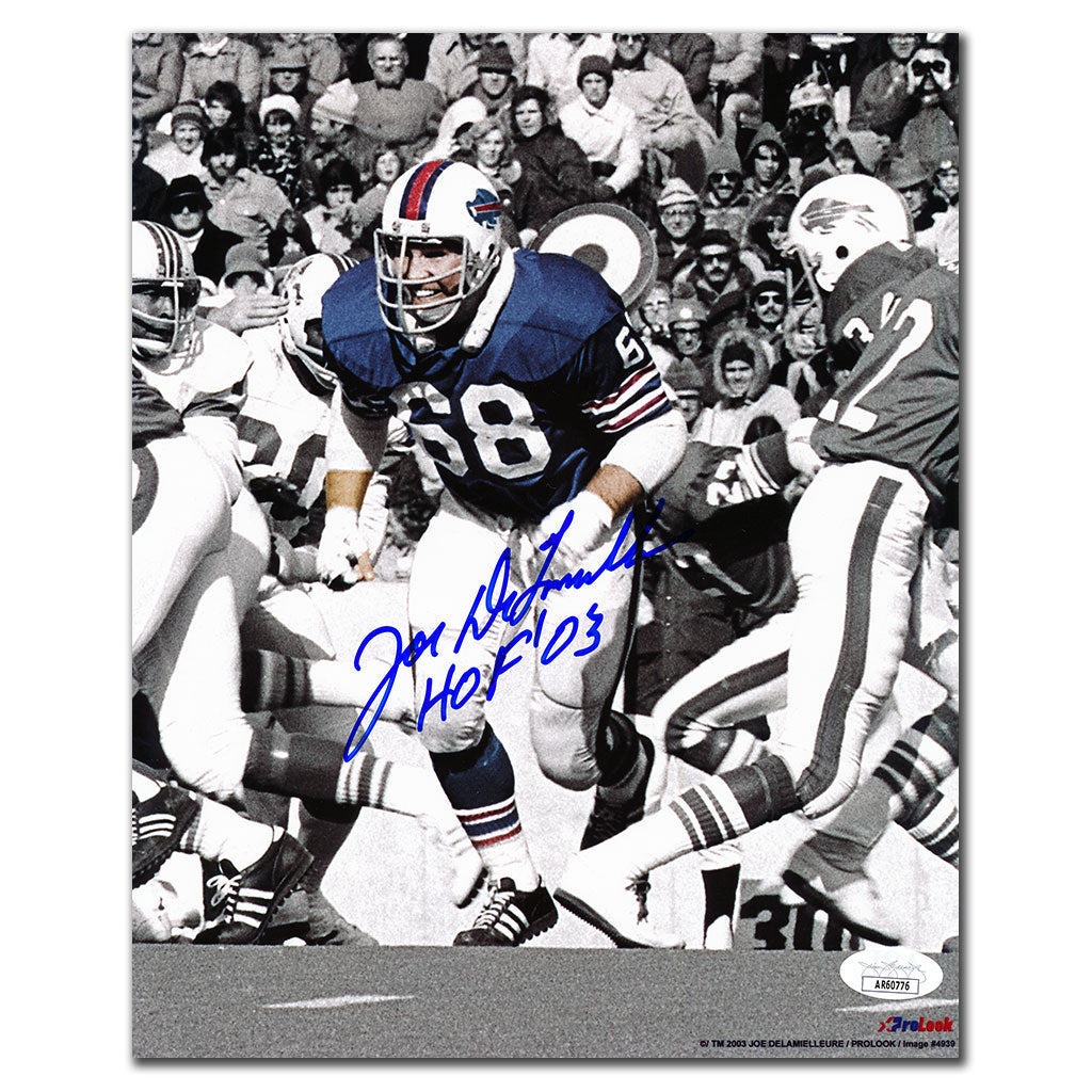 Joe DeLamielleure Buffalo Bills SPOTLIGHT Autographed 8x10 JSA COA