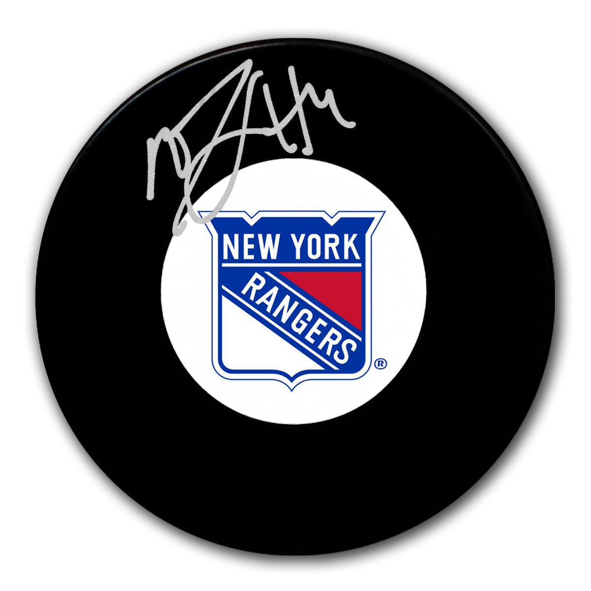 Michael Del Zotto New York Rangers Autographed Puck - Sport Authentix Inc