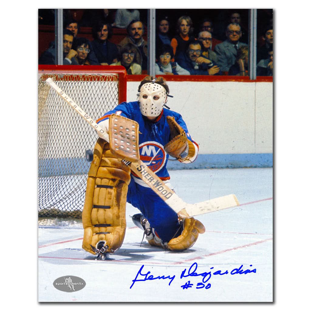 Authentic Gerry Desjardins New York Islanders Autographed 8x10 - SportAuthentix