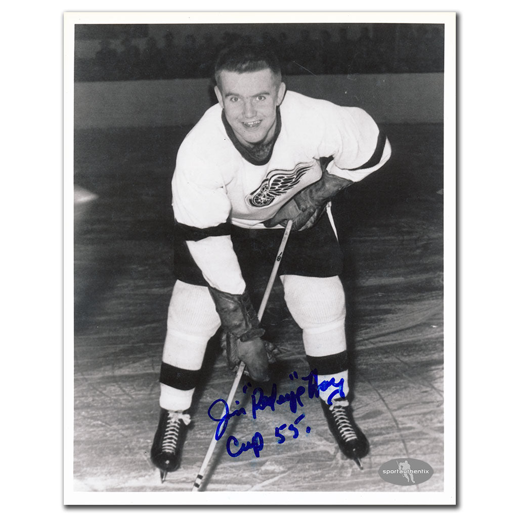 Jim Hay Detroit Red Wings Autographed 8x10 Photo