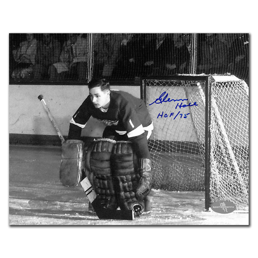 Glenn Hall Detroit Red Wings Autographed 8x10 Photo