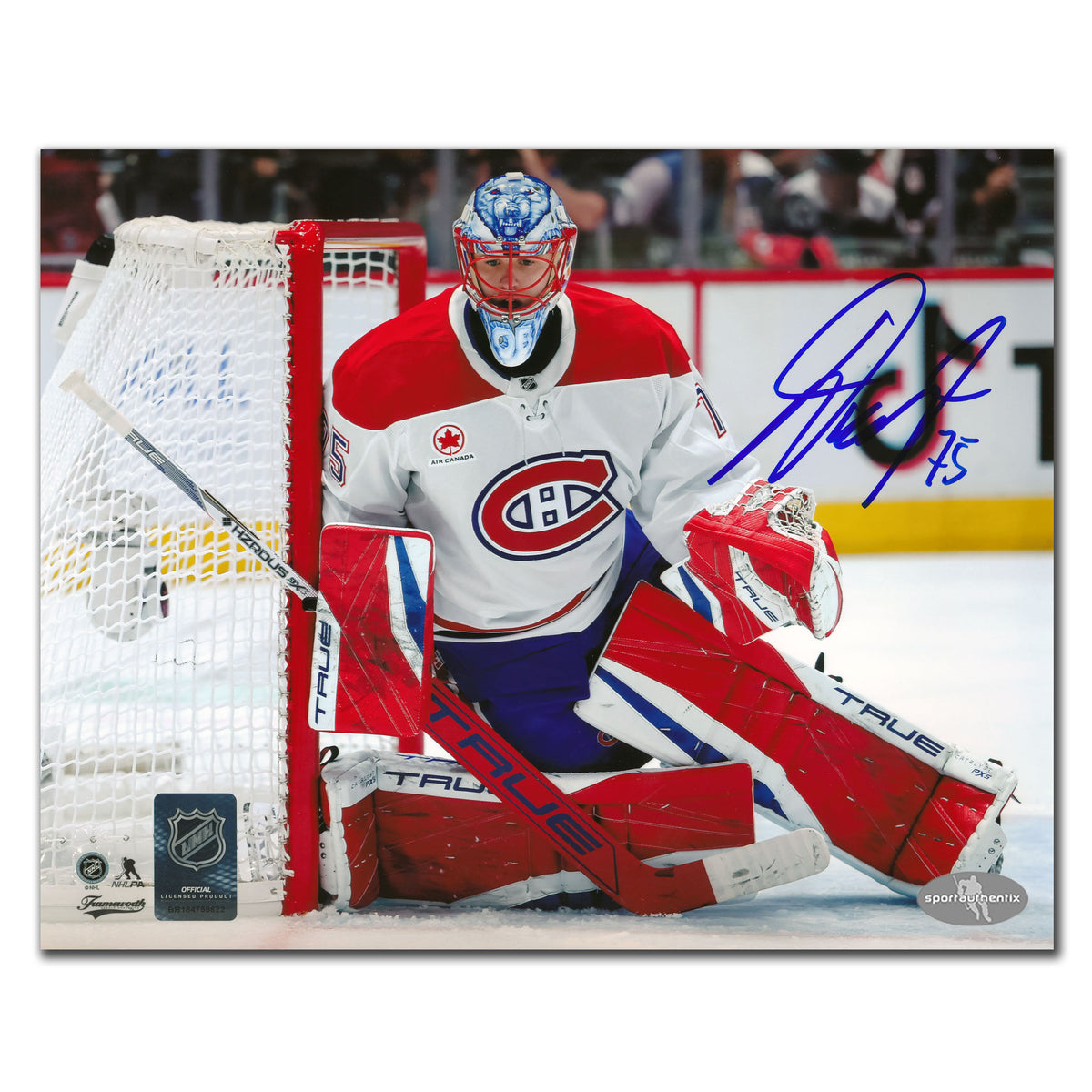 Jakub Dobes Autographed Montreal Canadiens 8x10 Photo · Hugging the Post