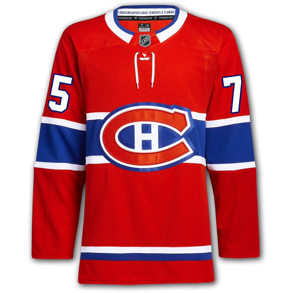 Jakub Dobes Montreal Canadiens Fanatics Premium Autographed Jersey