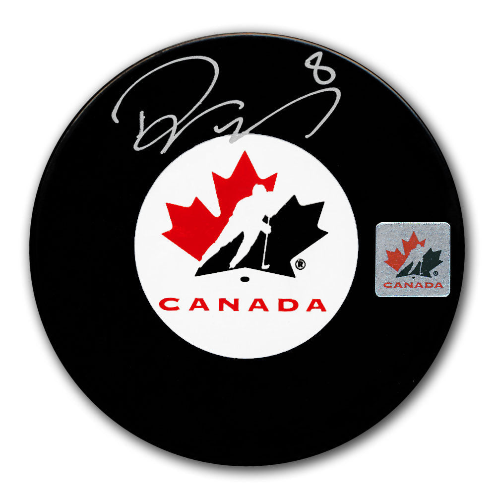 Rondelle autographiée par Drew Doughty d'Équipe Canada