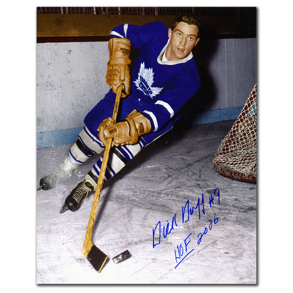 Dick Duff Toronto Maple Leafs HOF dédicacé 8x10
