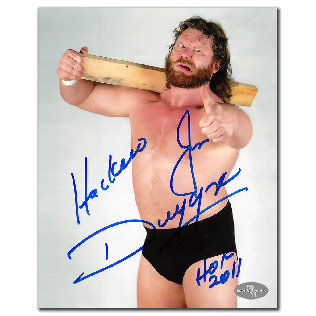 Hacksaw Jim Duggan WWE Wrestling THUMBS UP Autographed 8x10 - Sport Authentix Inc