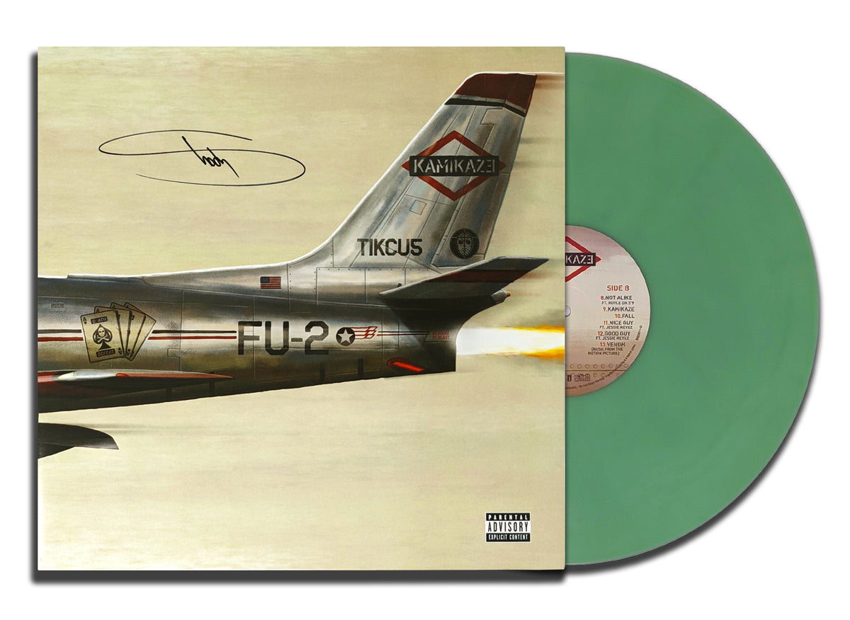 Eminem a signé l'album vinyle autographié KAMIKAZE LP JSA COA