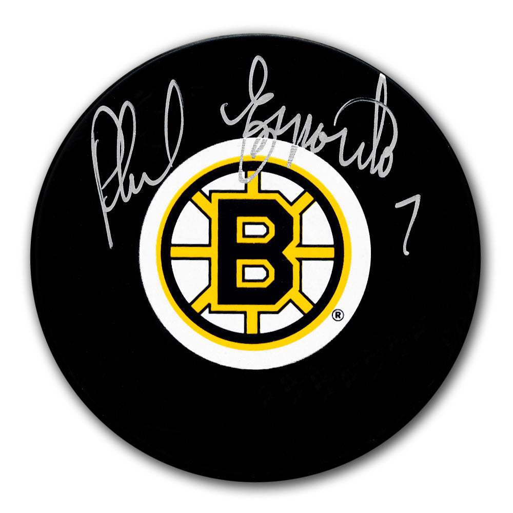 Phil Esposito Boston Bruins Autographed Puck - Sport Authentix Inc