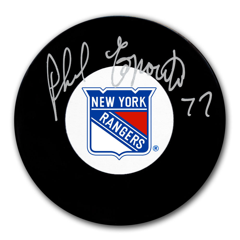 Phil Esposito New York Rangers Autographed Puck - Sport Authentix Inc