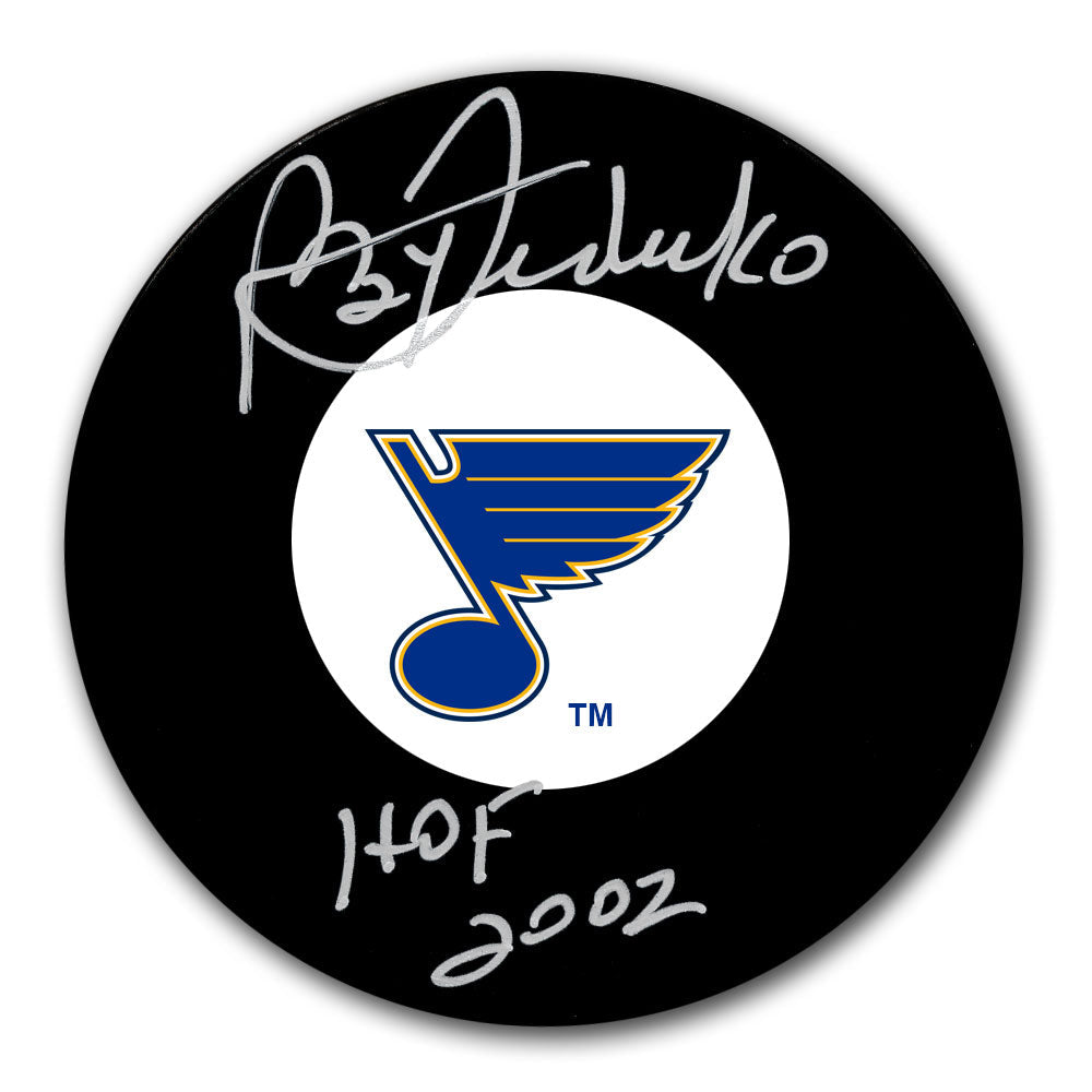 Bernie Federko St. Louis Blues HOF Autographed Puck - Sport Authentix Inc