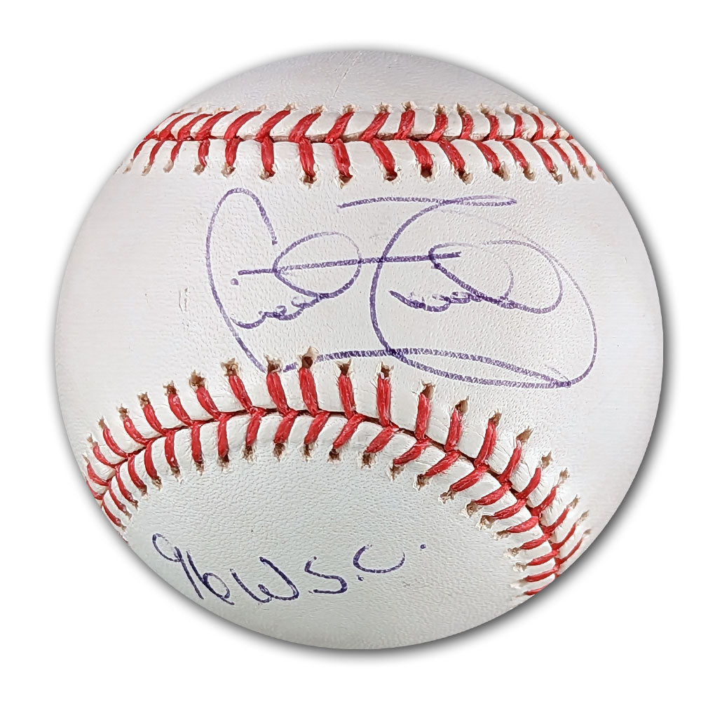 Cecil Fielder Autographed MLB Official Major League Baseball