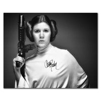 Carrie Fisher Princess Leia STAR WARS Autographed 16x20 JSA COA - Sport Authentix Inc