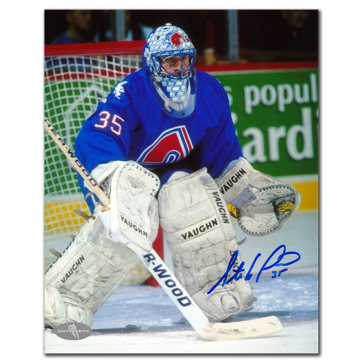 Stephane Fiset Quebec Nordiques Autographed 8x10 - Sport Authentix Inc