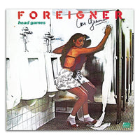 Lou Gramm signé Foreigner HEAD GAMES Album vinyle autographié LP