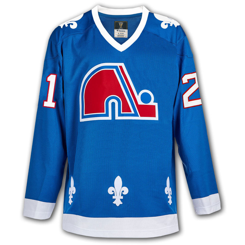Peter Forsberg Quebec Nordiques Fanatics Vintage Autographed Jersey