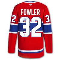 Jacob Fowler Autographed Montreal Canadiens Fanatics Premium Jersey