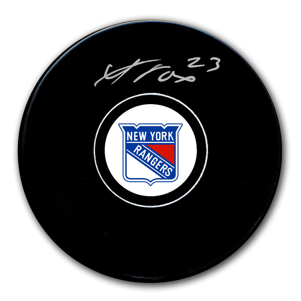 Adam Fox New York Rangers Autographed Puck - Sport Authentix Inc
