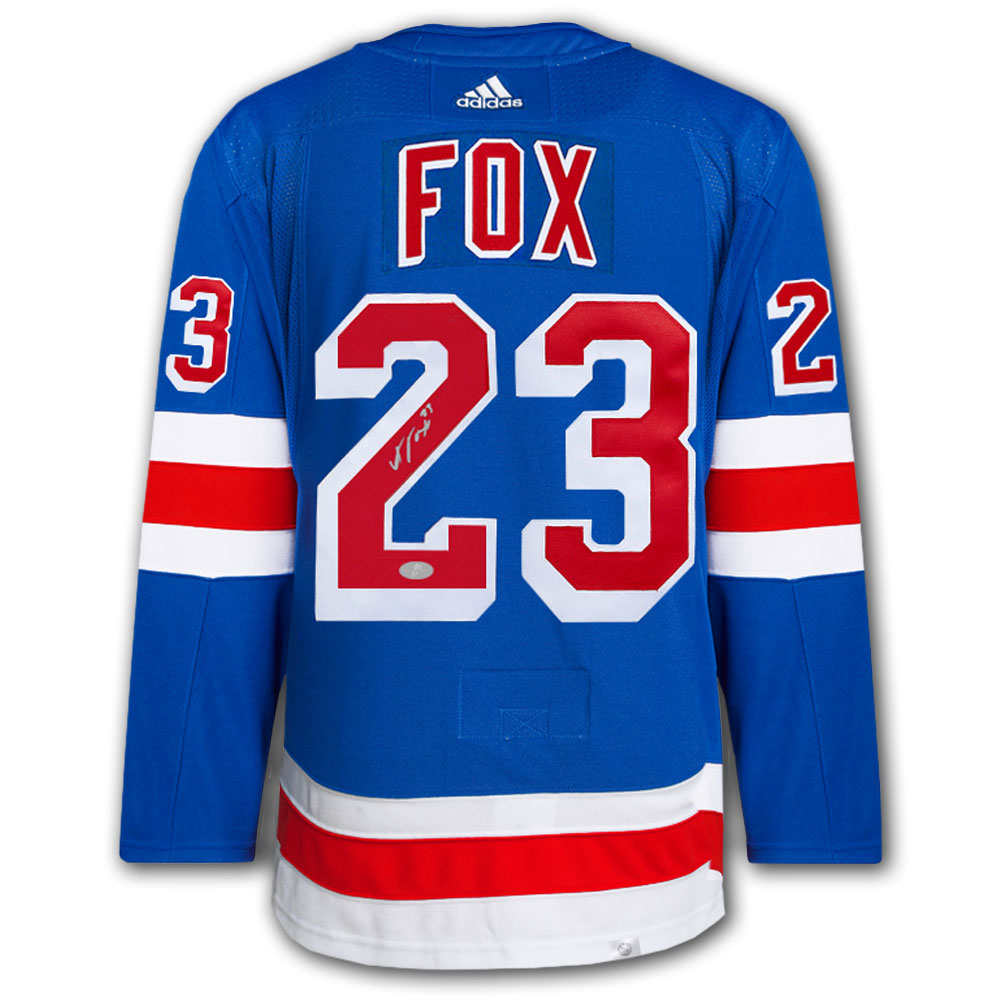 Adam Fox New York Rangers Adidas Pro Autographed Jersey