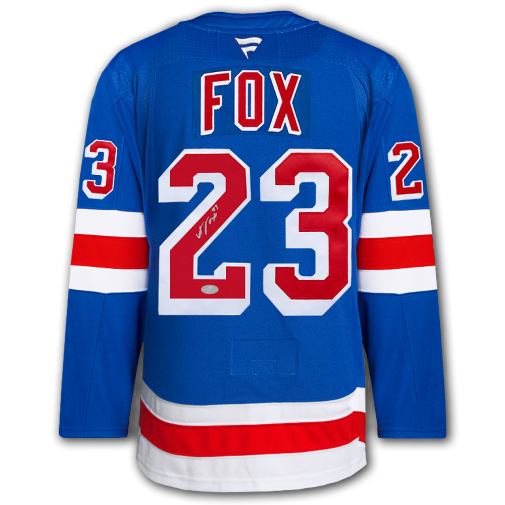 Adam Fox New York Rangers Fanatics Premium Autographed Jersey