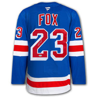 Adam Fox New York Rangers Fanatics Premium Autographed Jersey