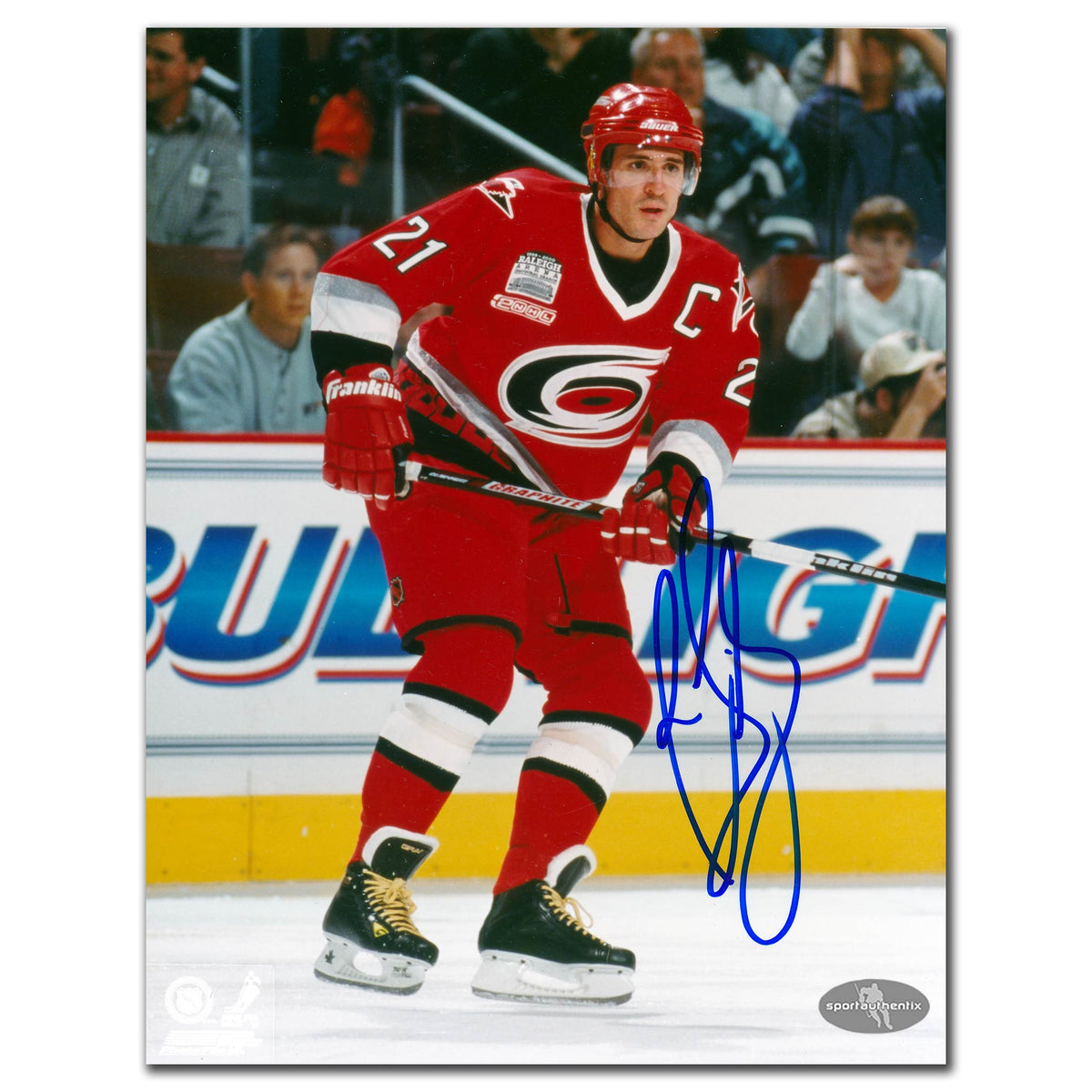 Ron Francis Carolina Hurricanes  Autographed 8x10 - Sport Authentix Inc