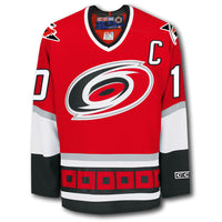 Maillot autographié par Ron Francis des Hurricanes de la Caroline CCM