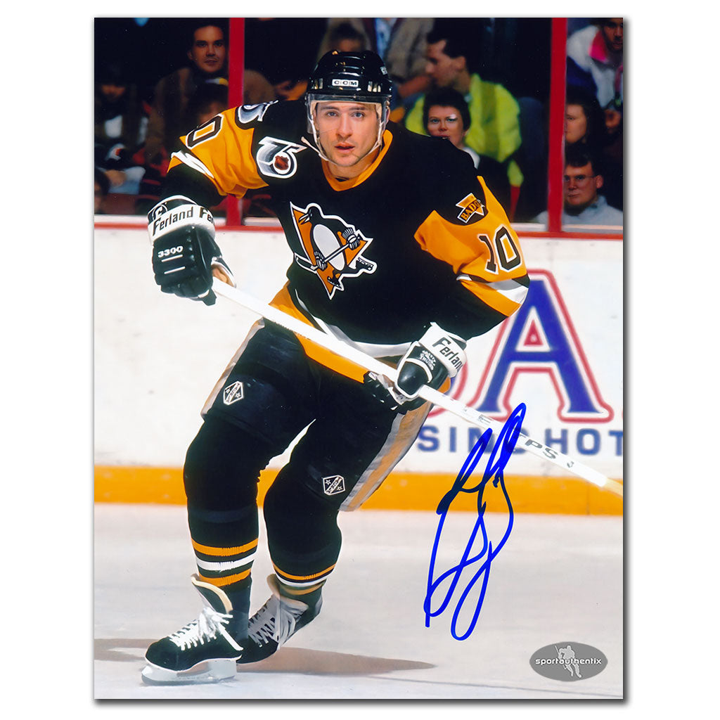 Ron Francis Pittsburgh Penguins RUSH Autographed 8x10