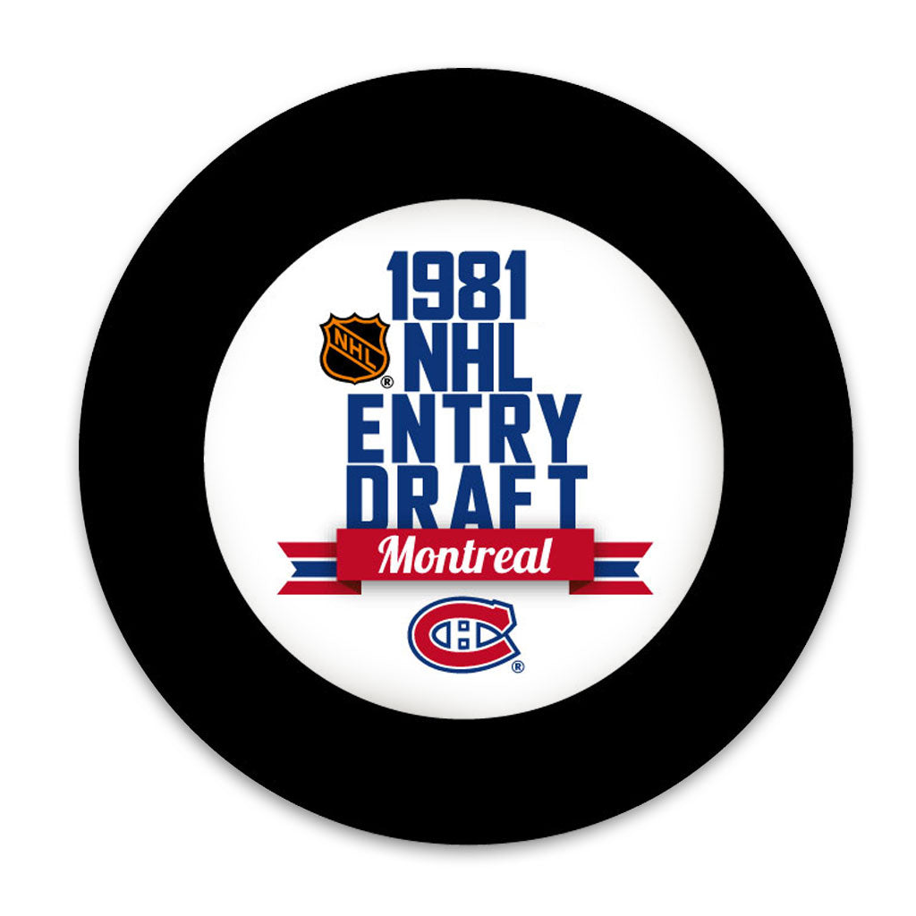 Ron Francis Pre-Order 1981 NHL Draft Autographed Puck