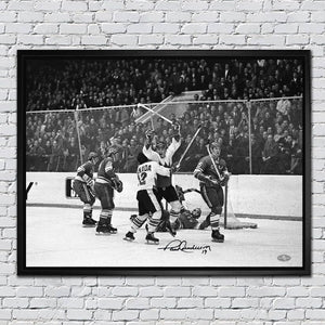 Paul Henderson THE GOAL OF THE CENTURY Team Canada 1972 Summit Series Autographed 24X30 Art Canvas