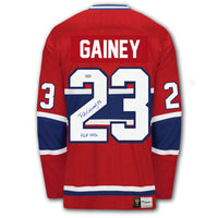 Bob Gainey Montreal Canadiens HOF Fanatics Vintage Autographed Jersey