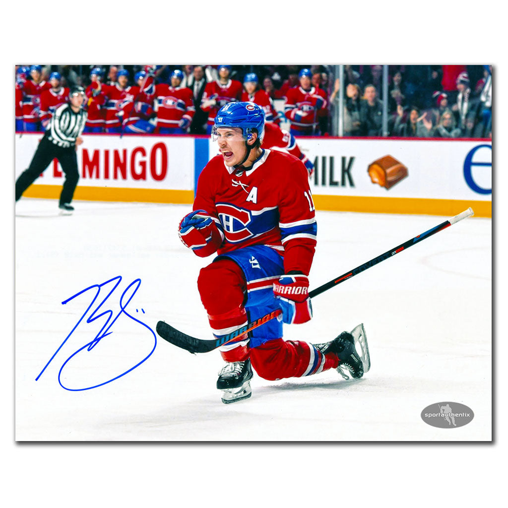 Brendan Gallagher Montreal Canadiens GOAL CELEBRATION Autographed 8x10