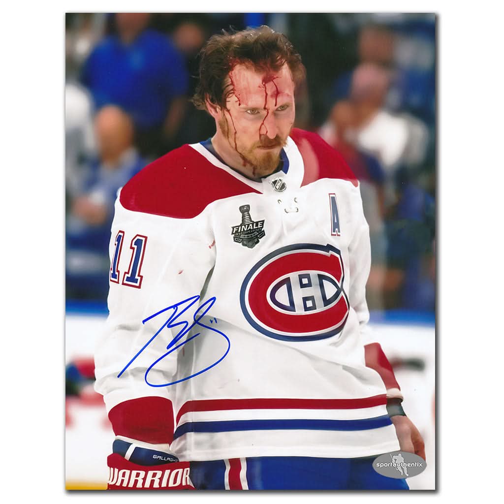 Authentic Brendan Gallagher Montreal Canadiens WARRIOR Autographed 8x10 - SportAuthentix